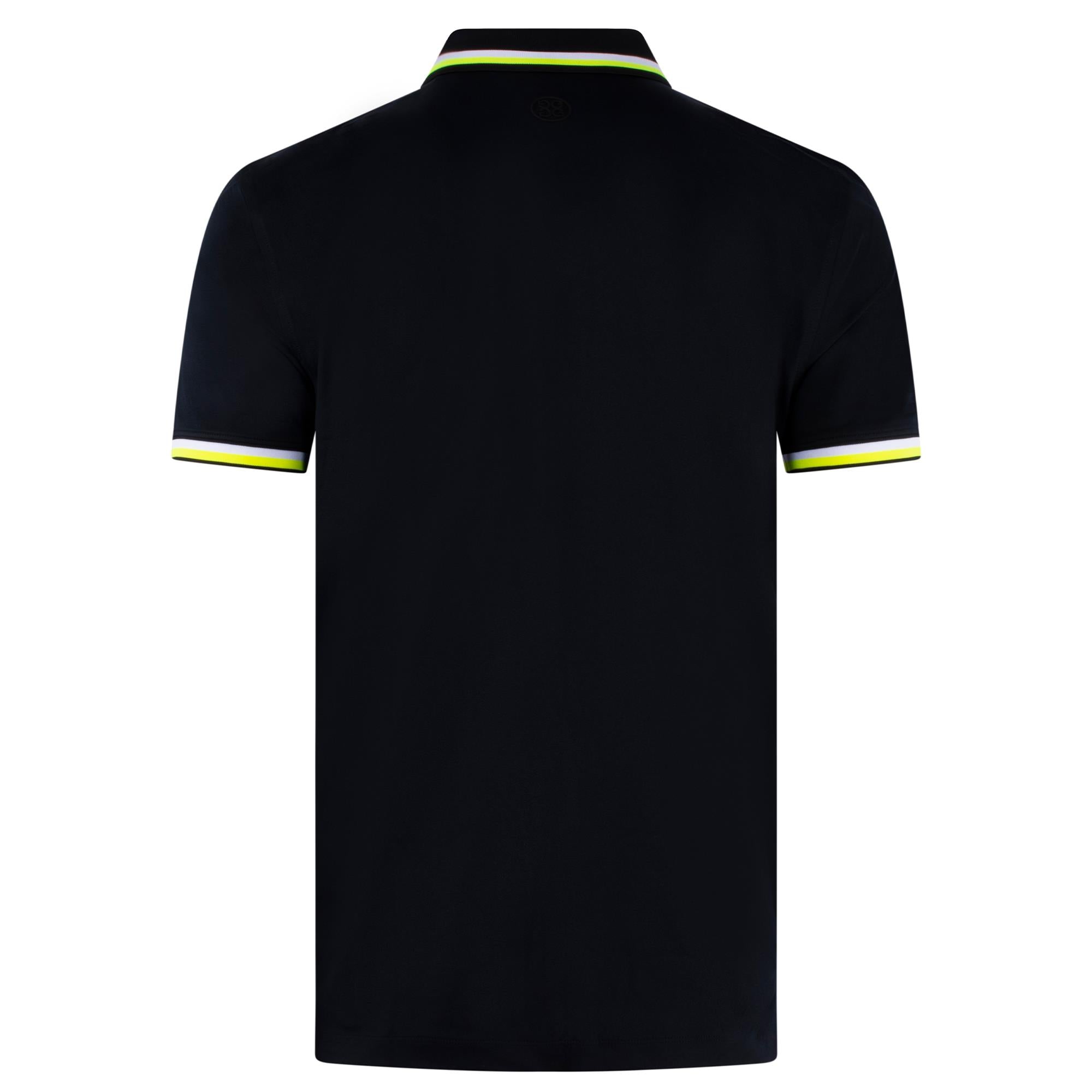 G/FORE G-TAB Essential Tech Jersey Banded Mens Polo Shirt Onyx
